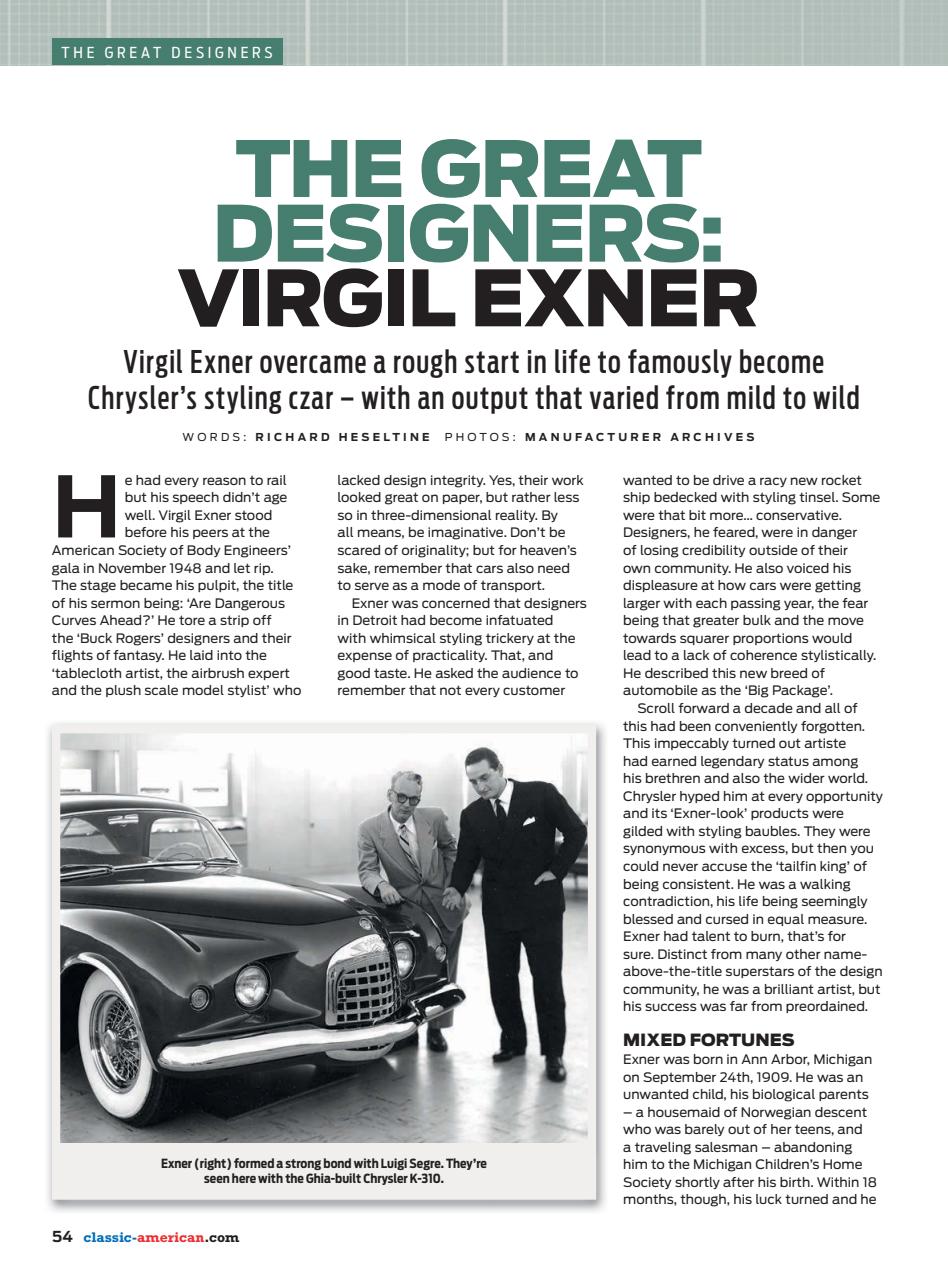 Classic American Magazine Preview Pages
