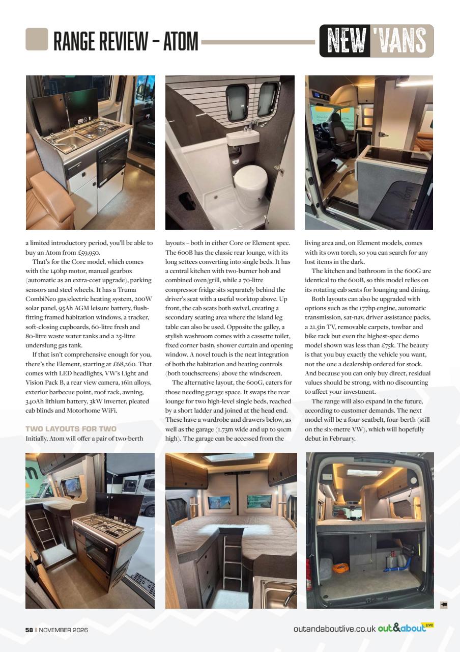 Campervan Preview Pages