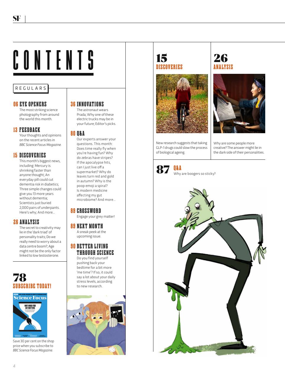 BBC Science Focus Magazine Preview Pages