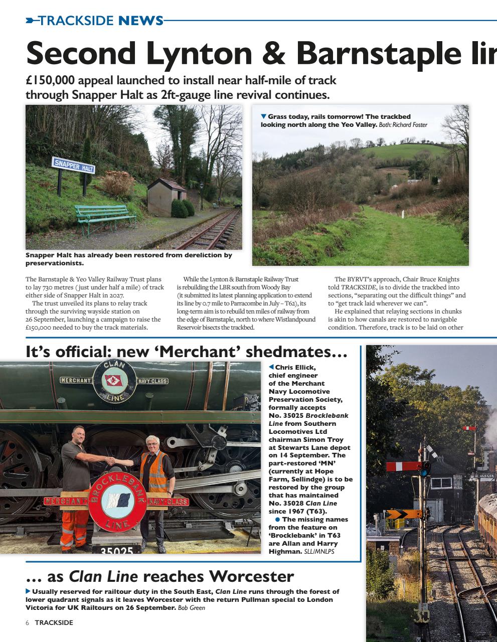 Trackside Preview Pages