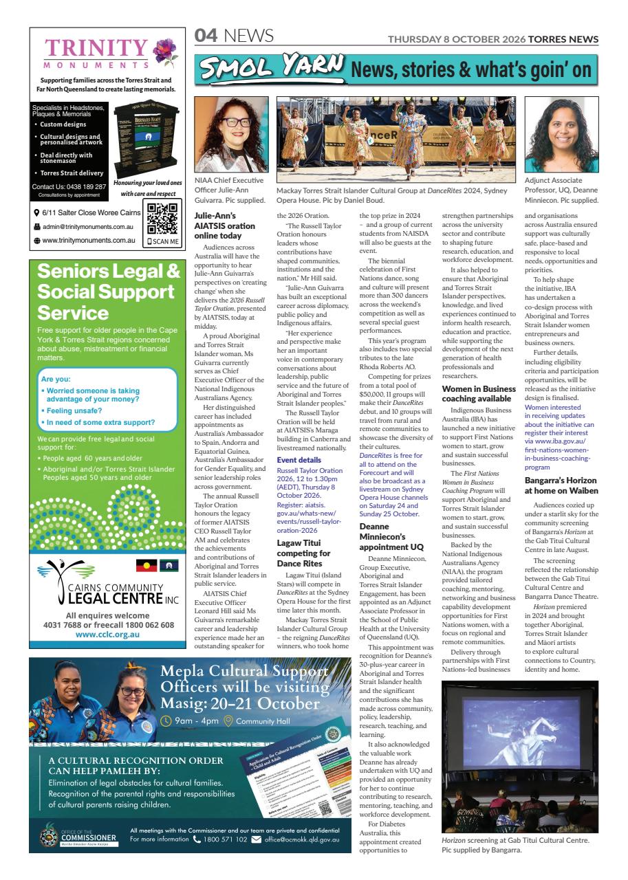Torres News Preview Pages