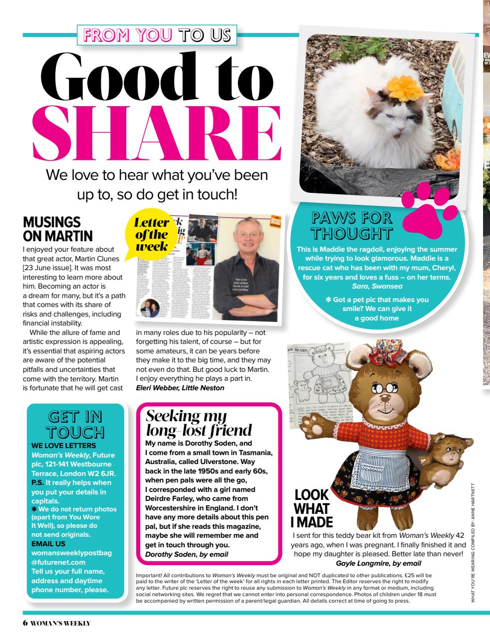 Woman's Weekly Preview Pages