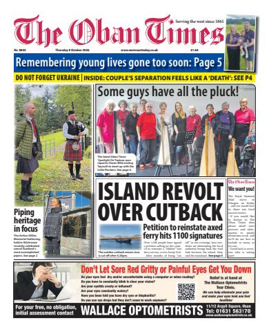 The Oban Times & Lochaber Times issue Thursday, October 08, 2026
