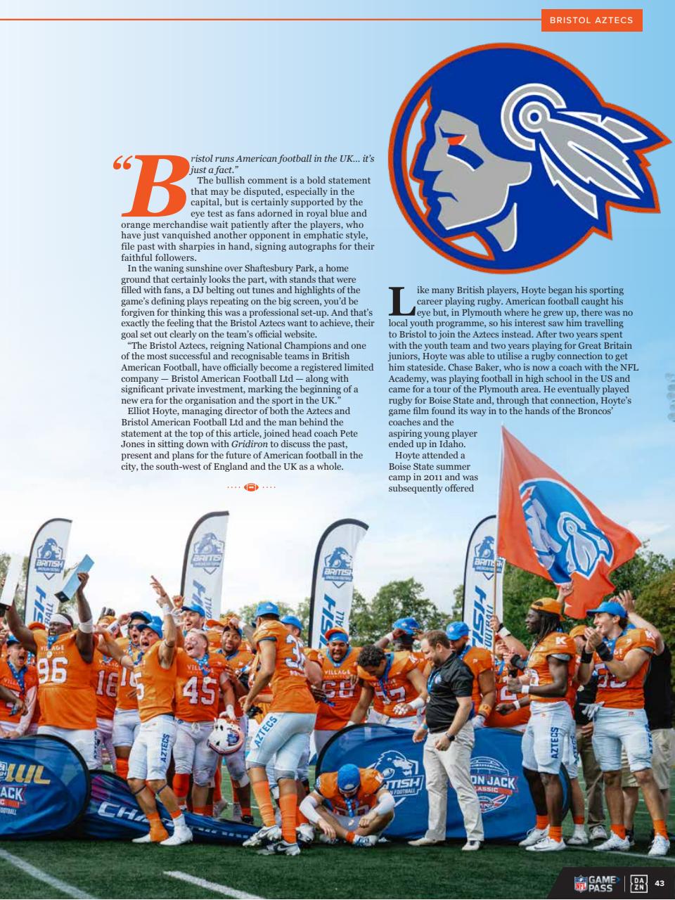 Gridiron Preview Pages
