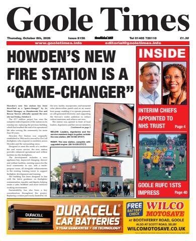 Goole Times issue October 8th 2026