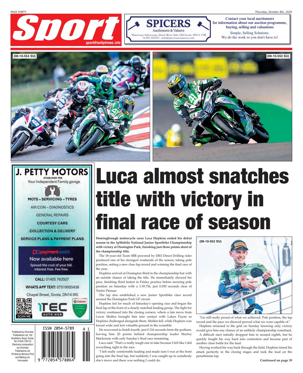 Selby Times Preview Pages