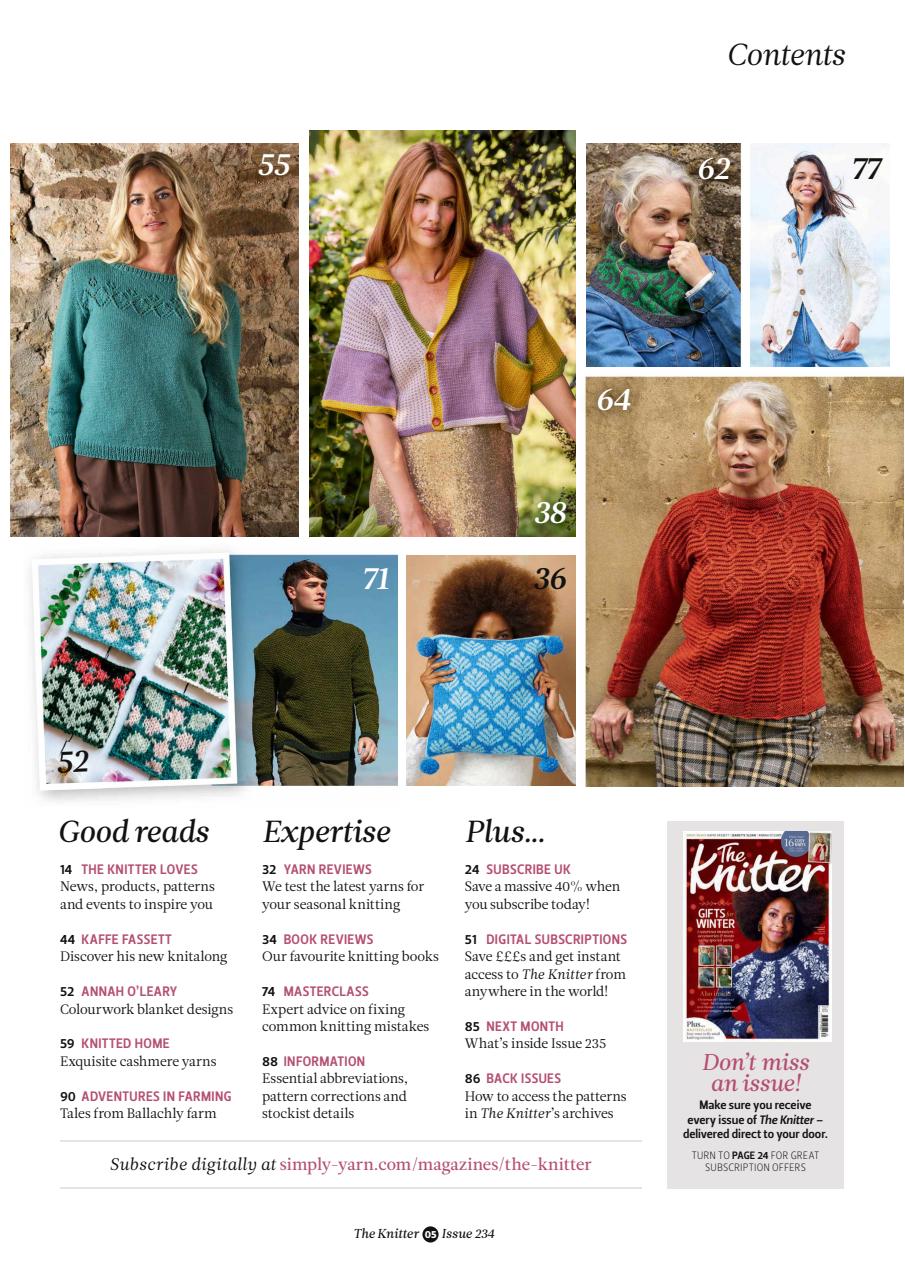 The Knitter Preview Pages