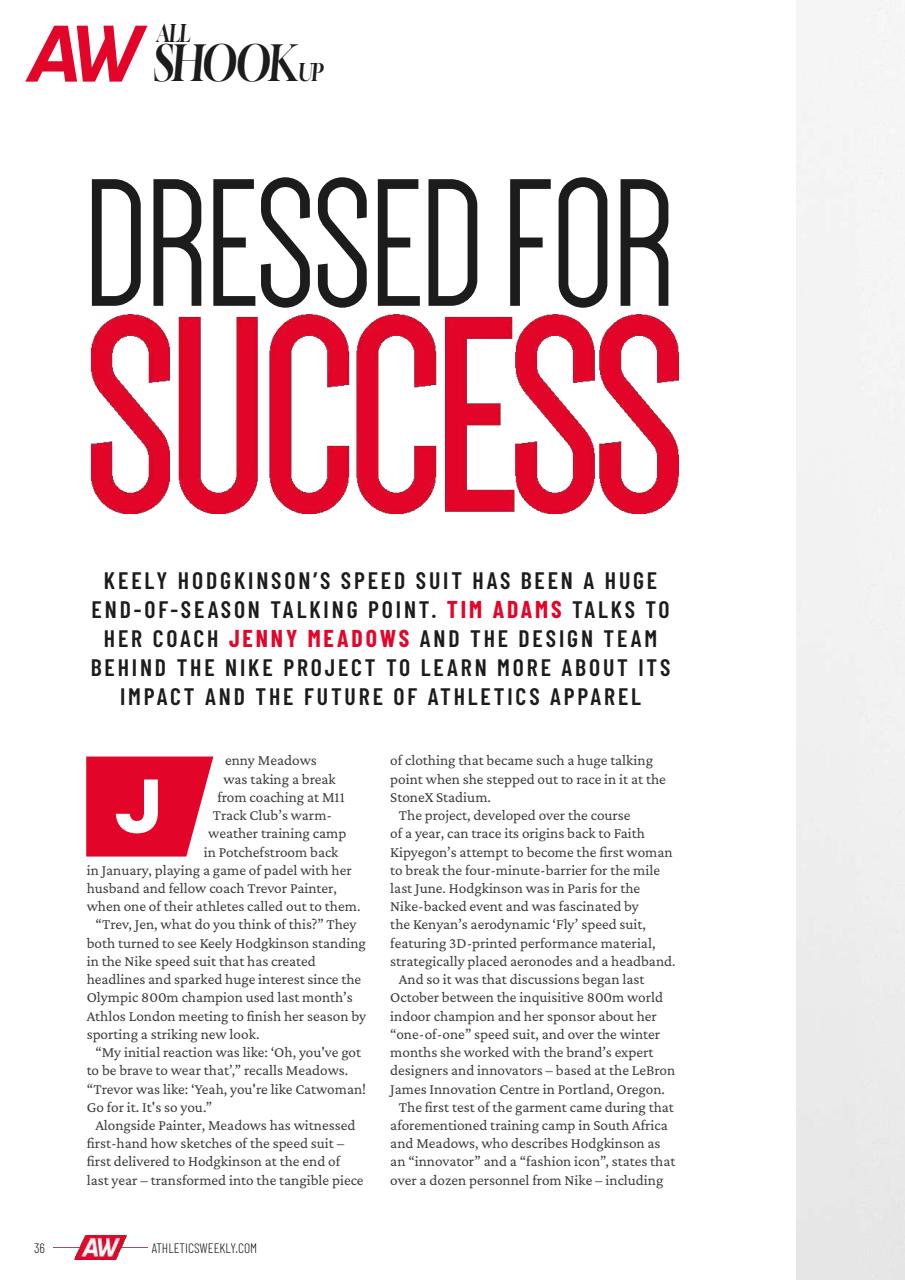 AW – Athletics Weekly Magazine Preview Pages