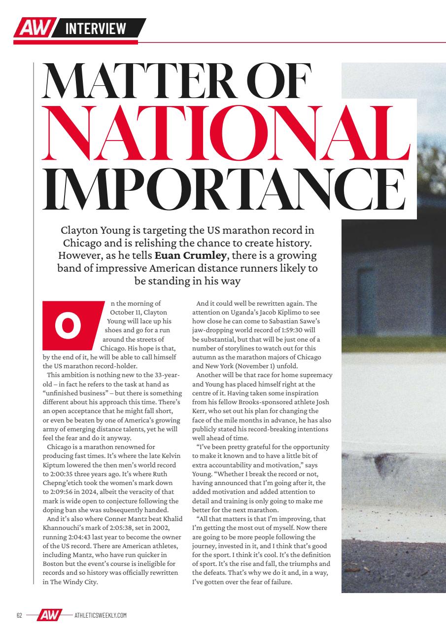 AW – Athletics Weekly Magazine Preview Pages