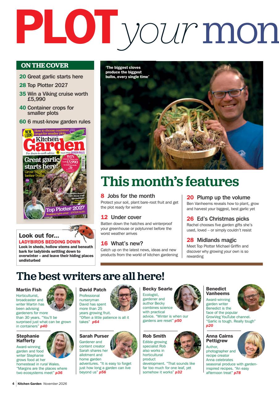 Kitchen Garden Magazine Preview Pages