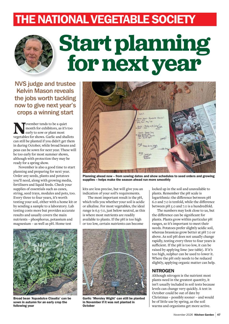 Kitchen Garden Magazine Preview Pages