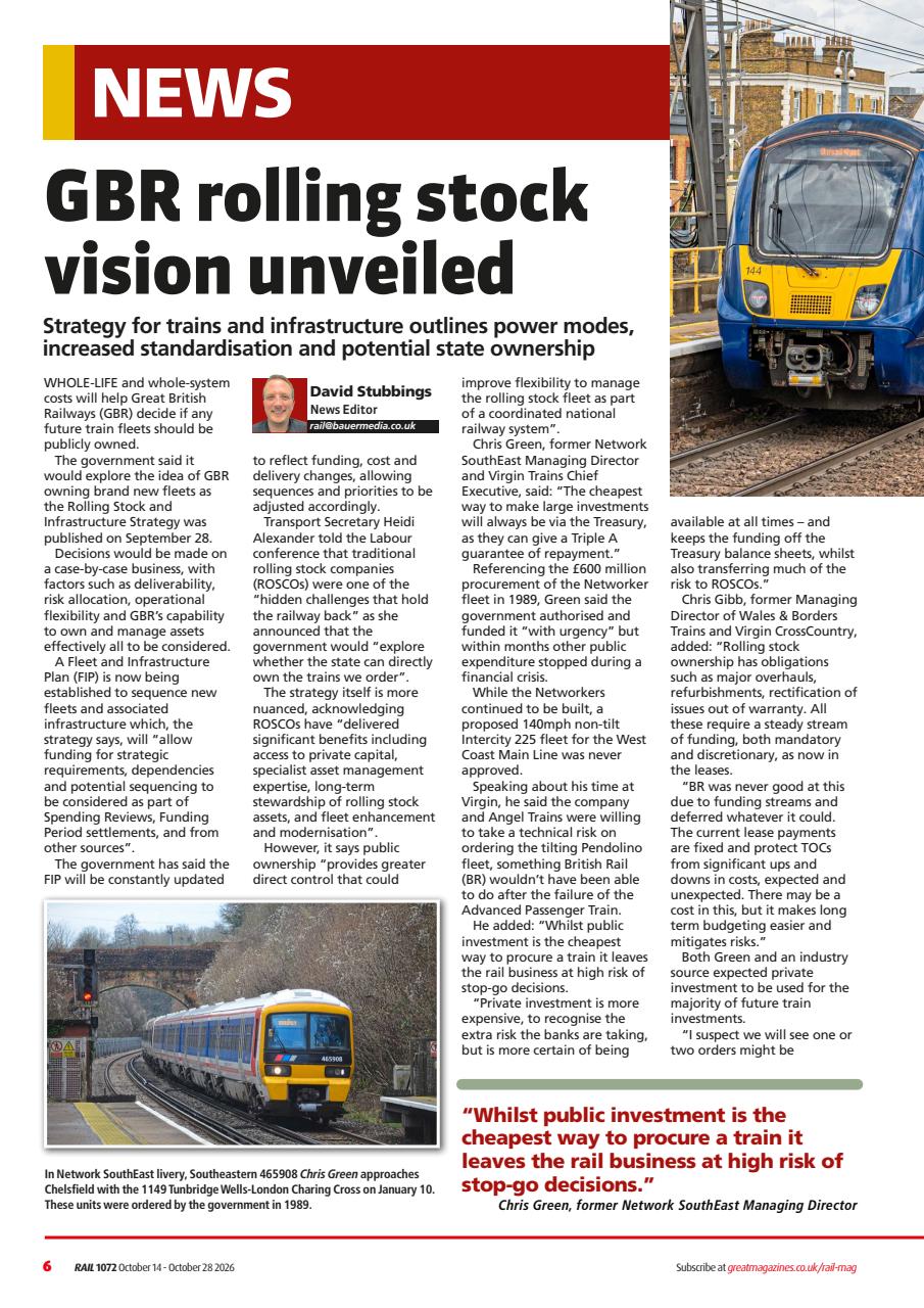 Rail Preview Pages