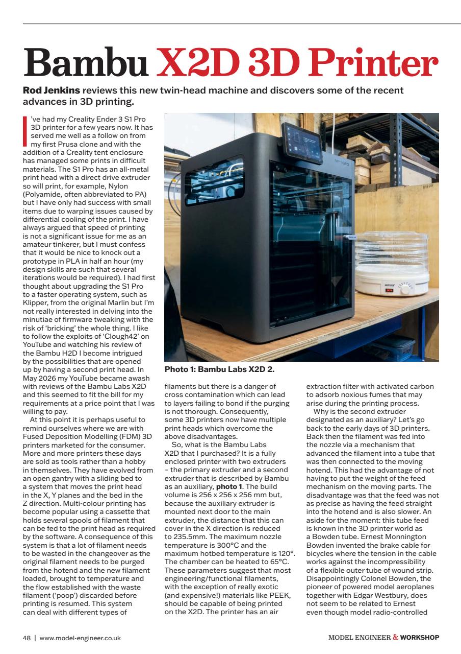 Model Engineer & Workshop Magazine Preview Pages