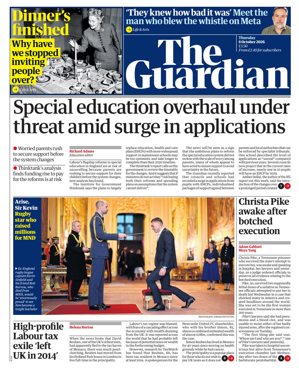The Guardian Newspaper Preview Pages