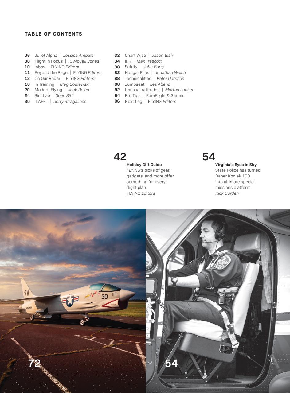 FLYING Magazine Preview Pages