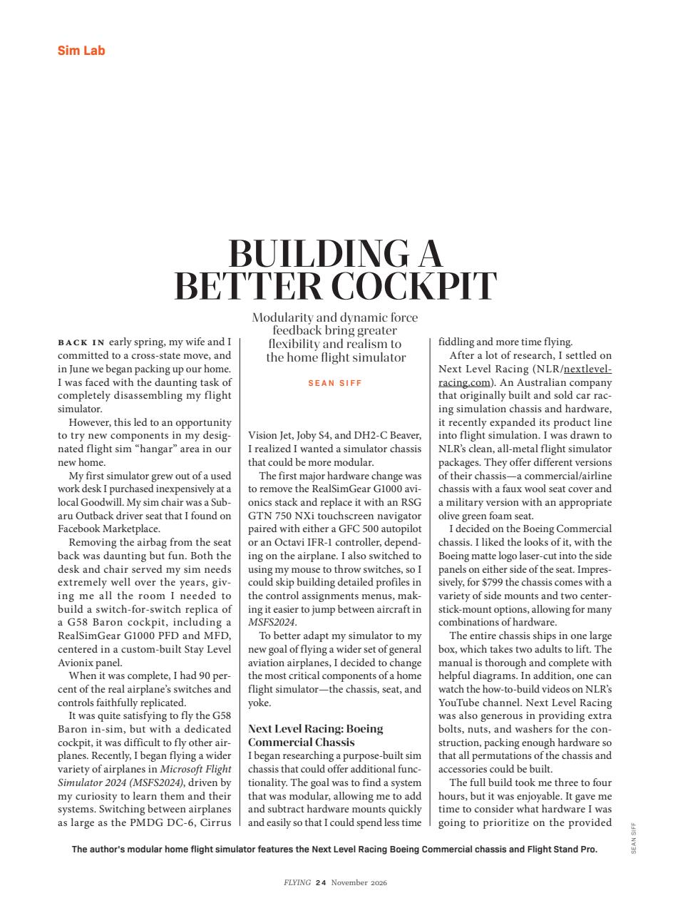 FLYING Magazine Preview Pages