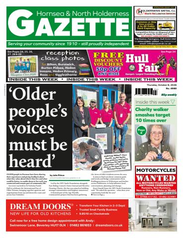 Hornsea Gazette October 8, 2026 issue Hornsea Gazette October 8, 2026