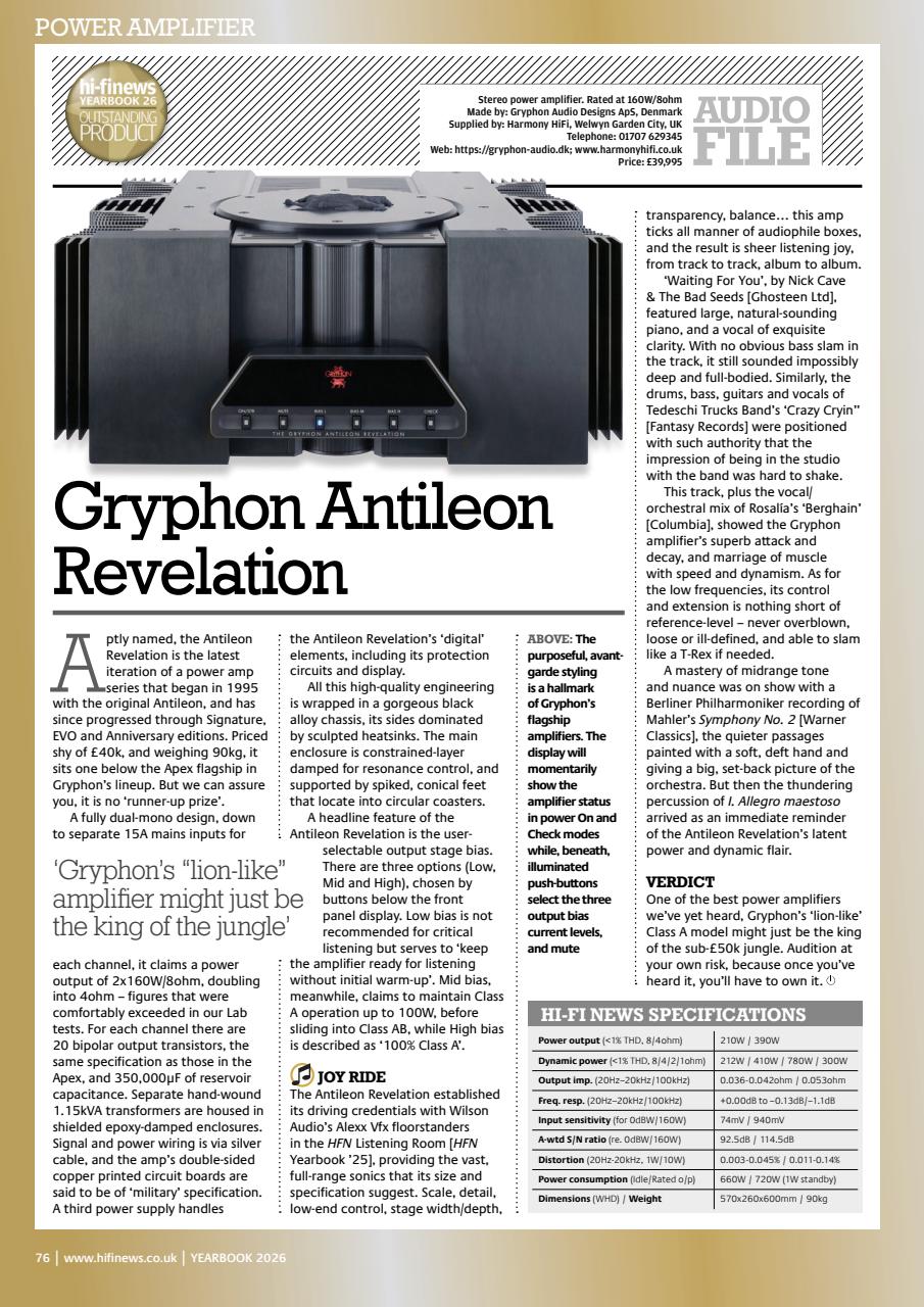 Hi-Fi News Preview Pages