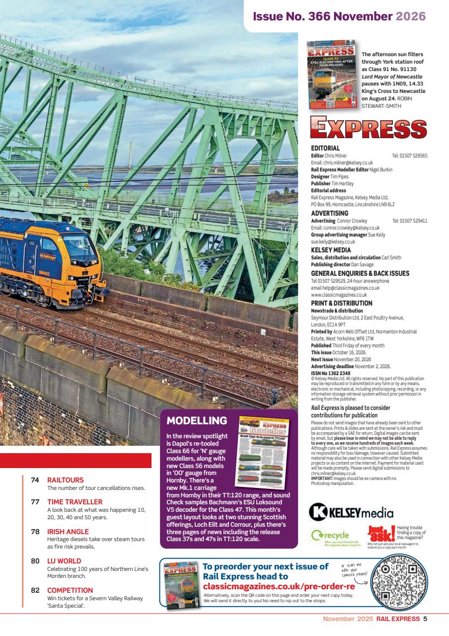 Rail Express Preview Pages
