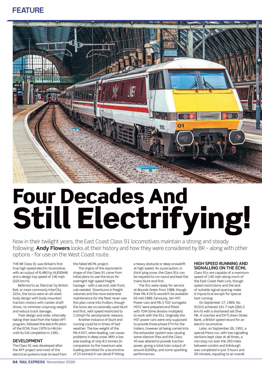 Rail Express Preview Pages