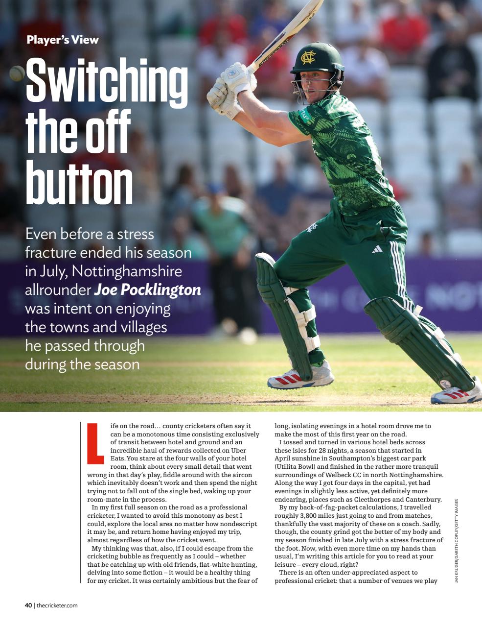 The Cricketer Magazine Preview Pages