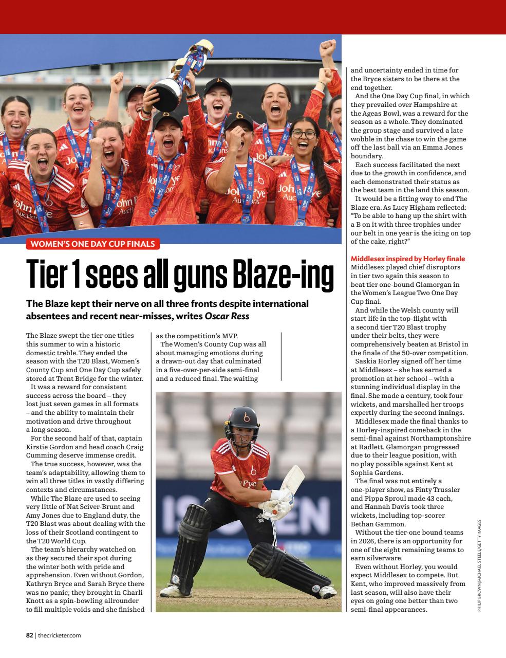 The Cricketer Magazine Preview Pages