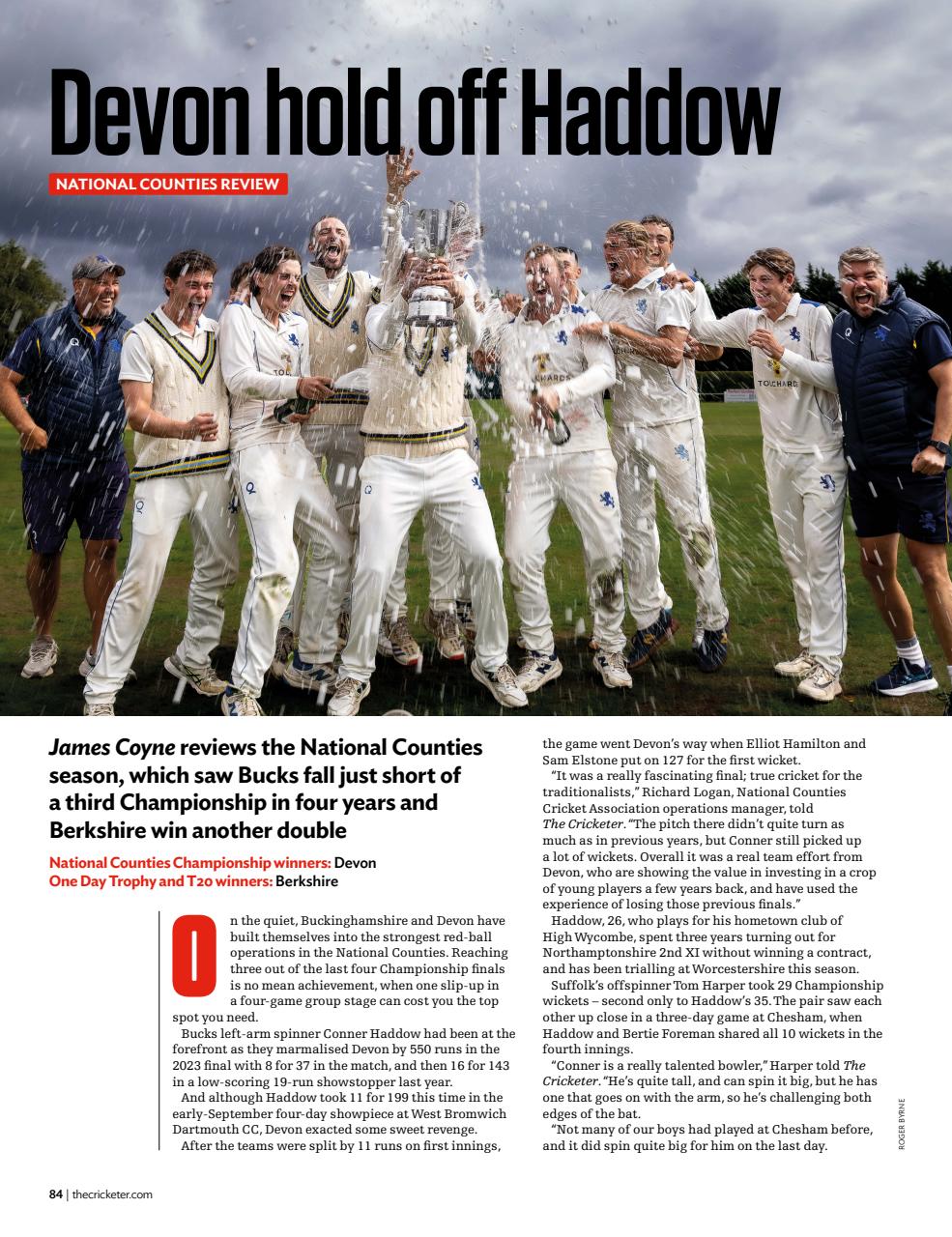 The Cricketer Magazine Preview Pages