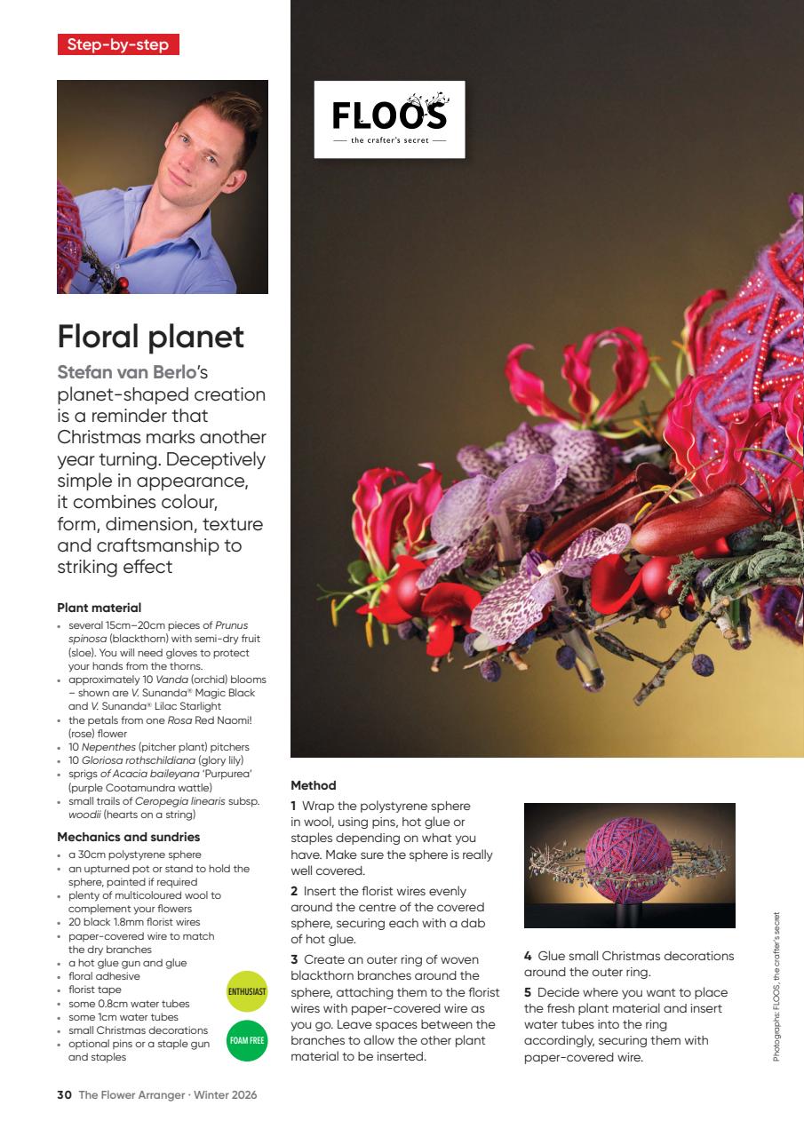 The Flower Arranger Preview Pages