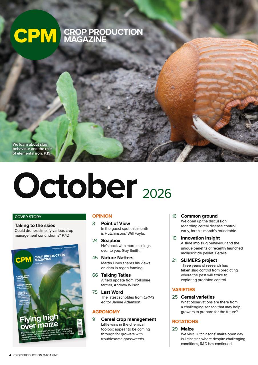 Crop Production Magazine Preview Pages