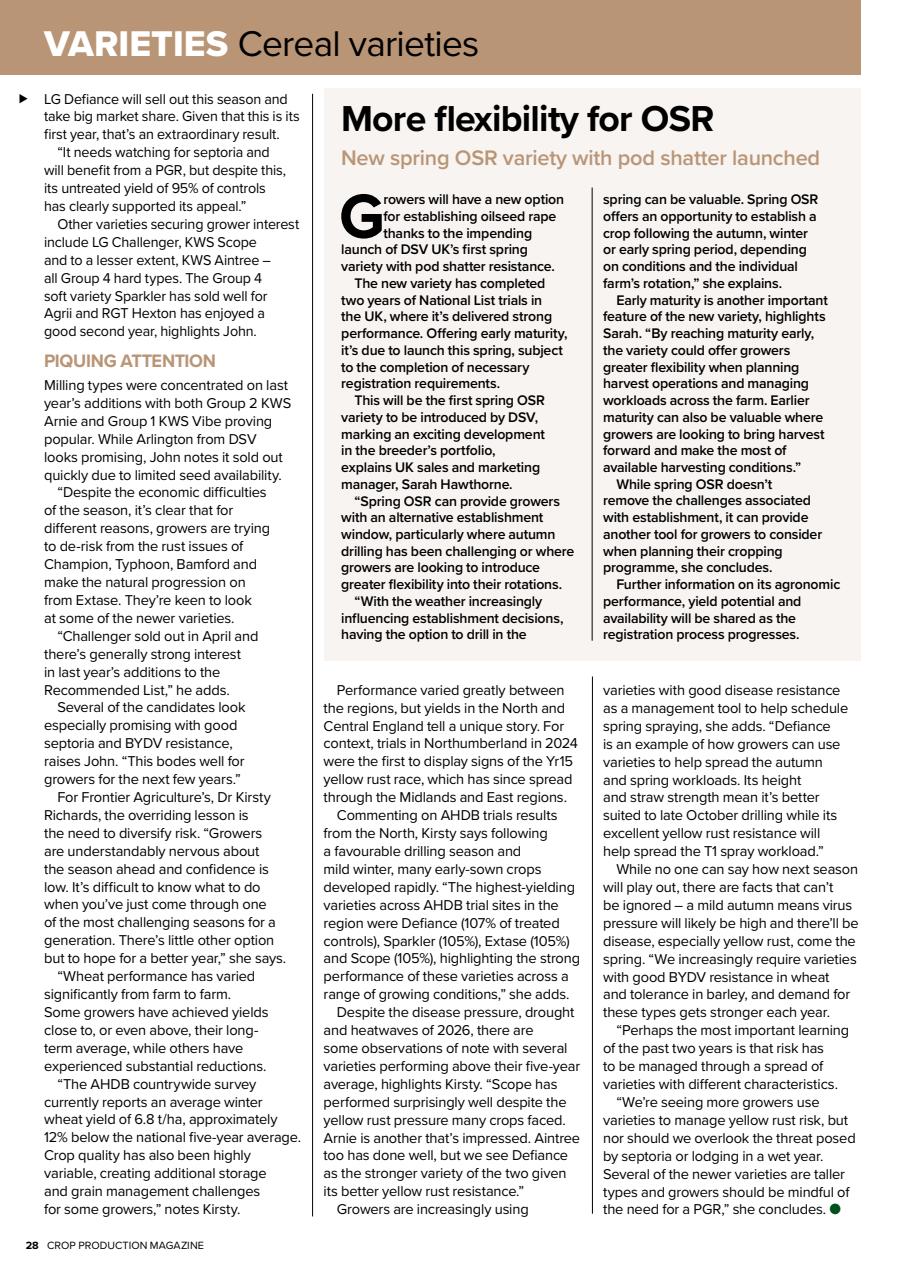 Crop Production Magazine Preview Pages