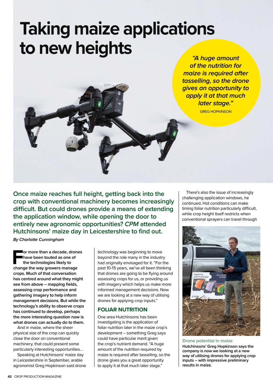 Crop Production Magazine Preview Pages