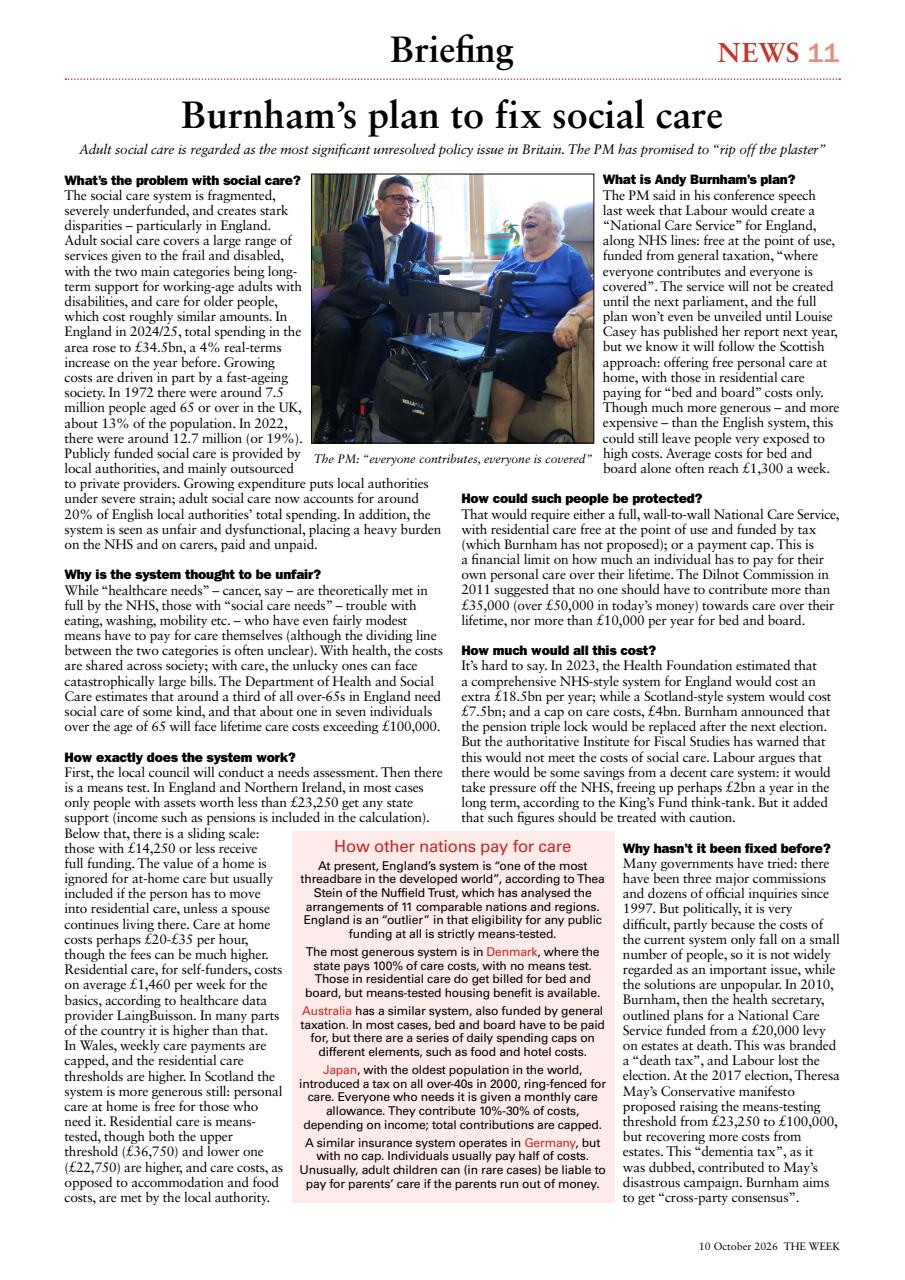 The Week Preview Pages