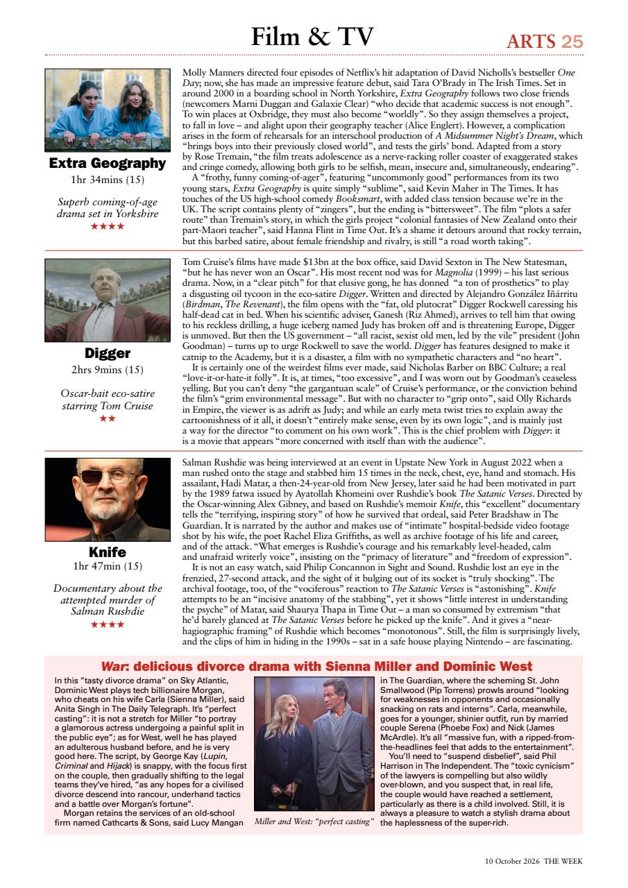 The Week Preview Pages