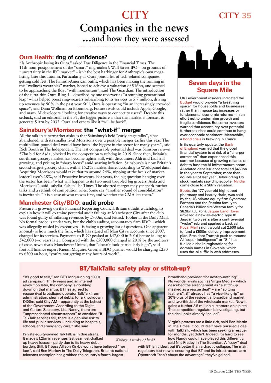 The Week Preview Pages