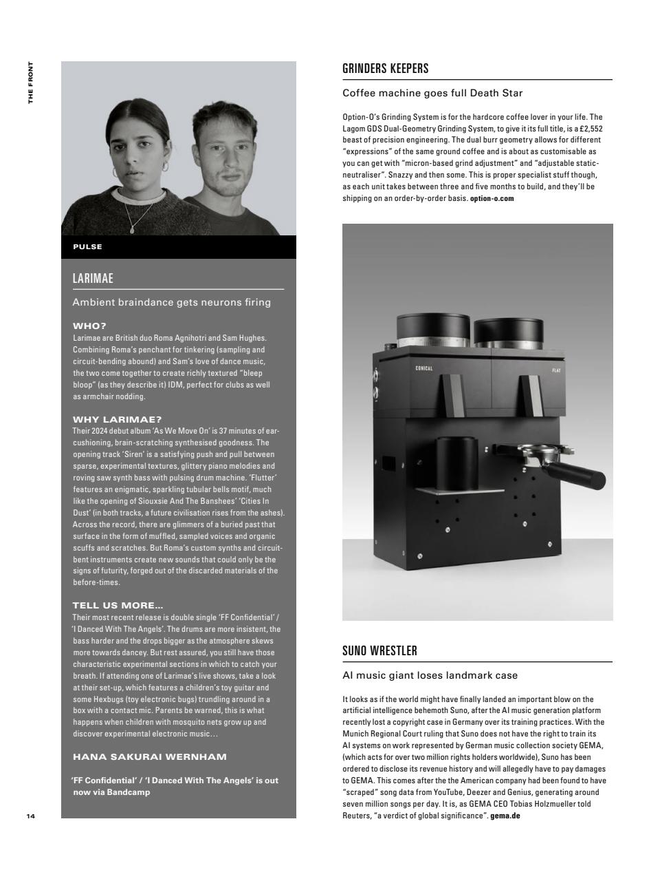 Electronic Sound Preview Pages