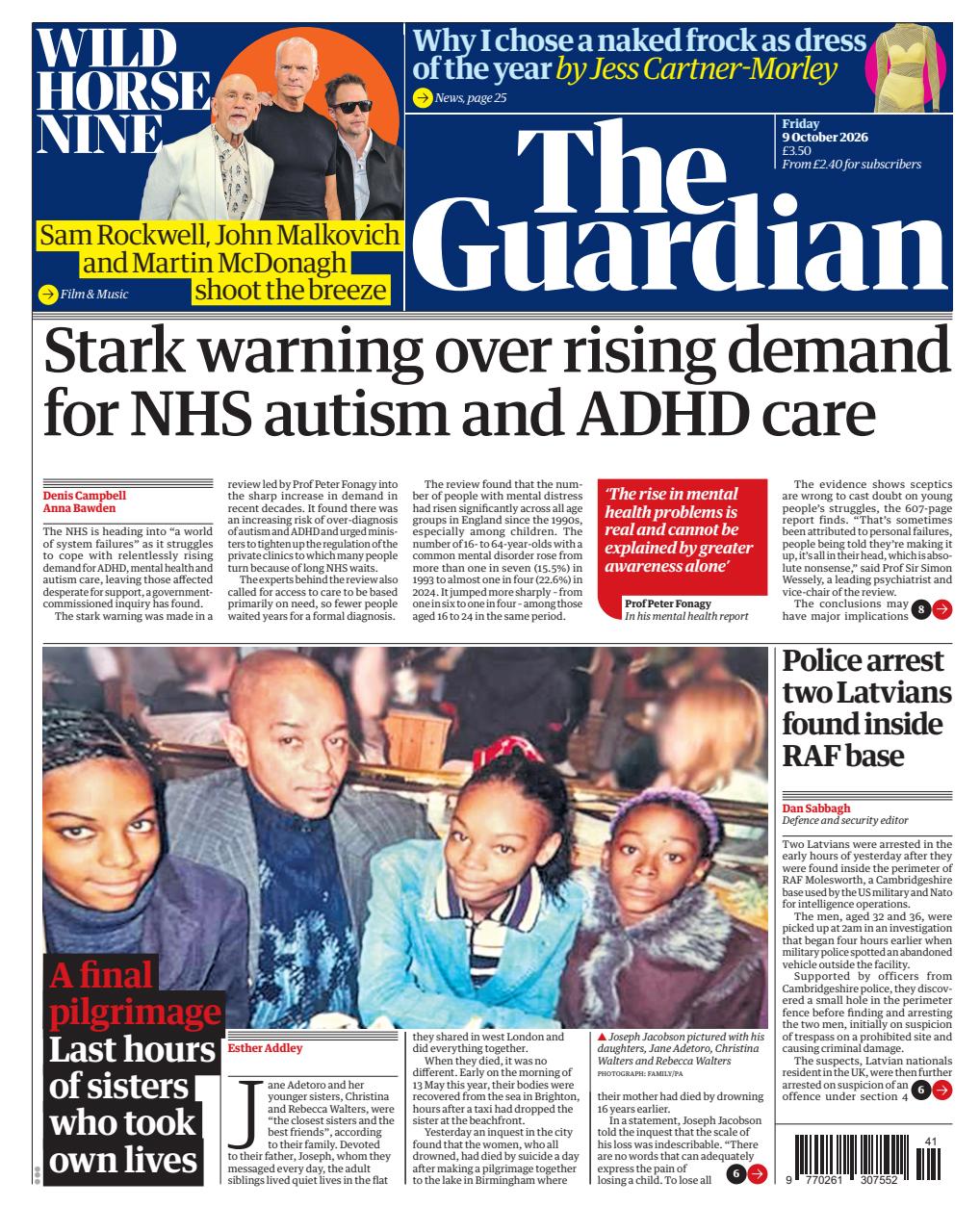 The Guardian Newspaper Preview Pages