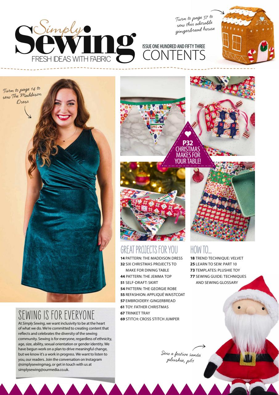 Simply Sewing Preview Pages