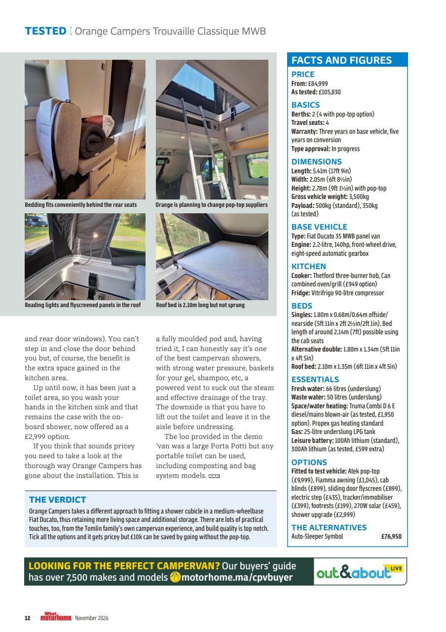 What Motorhome magazine Preview Pages