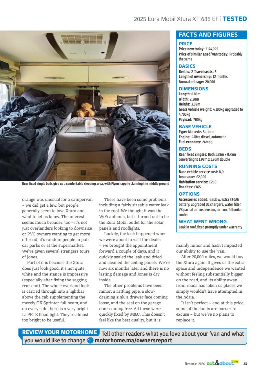 What Motorhome magazine Preview Pages
