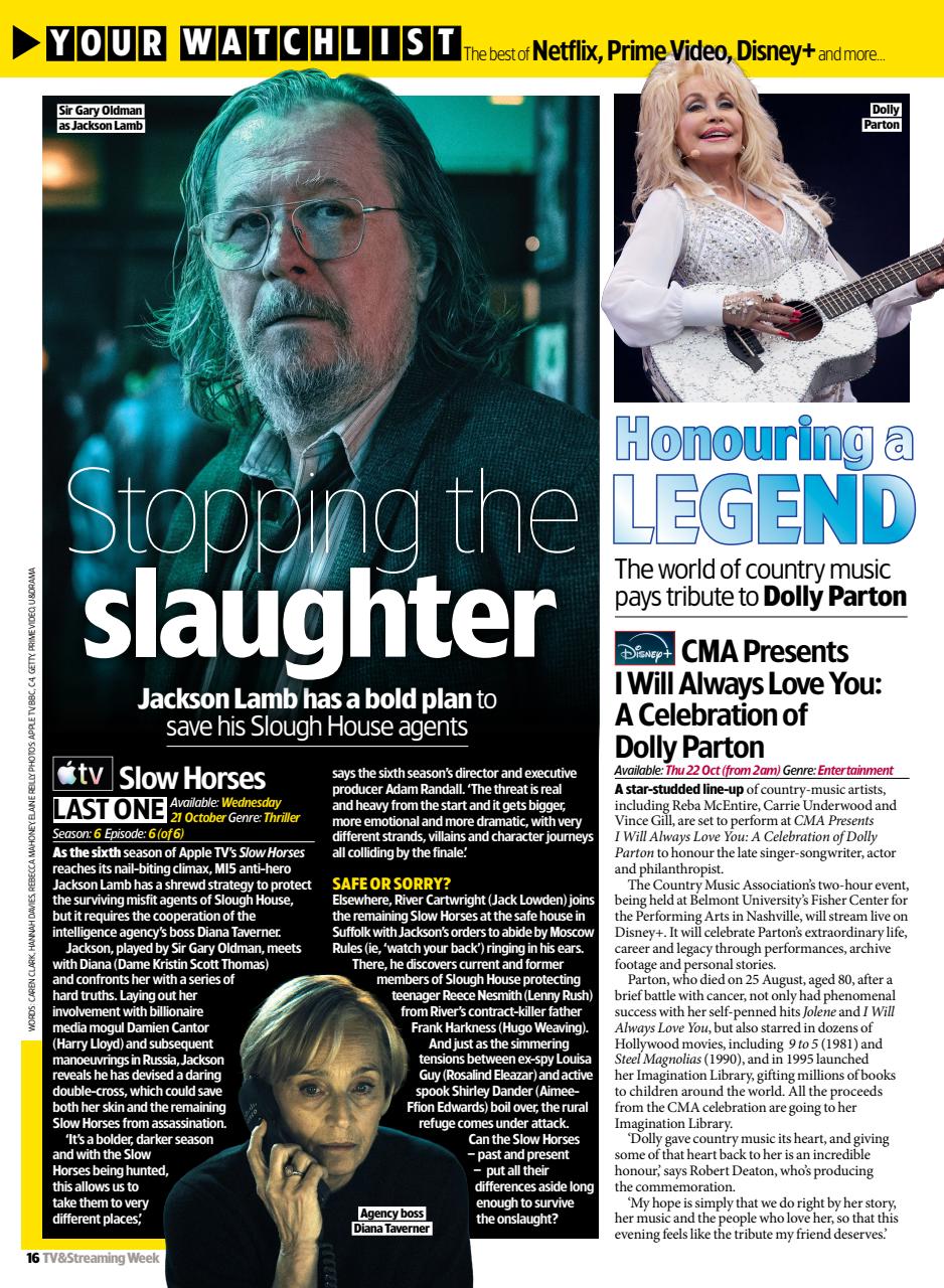 TV & Streaming Week Preview Pages