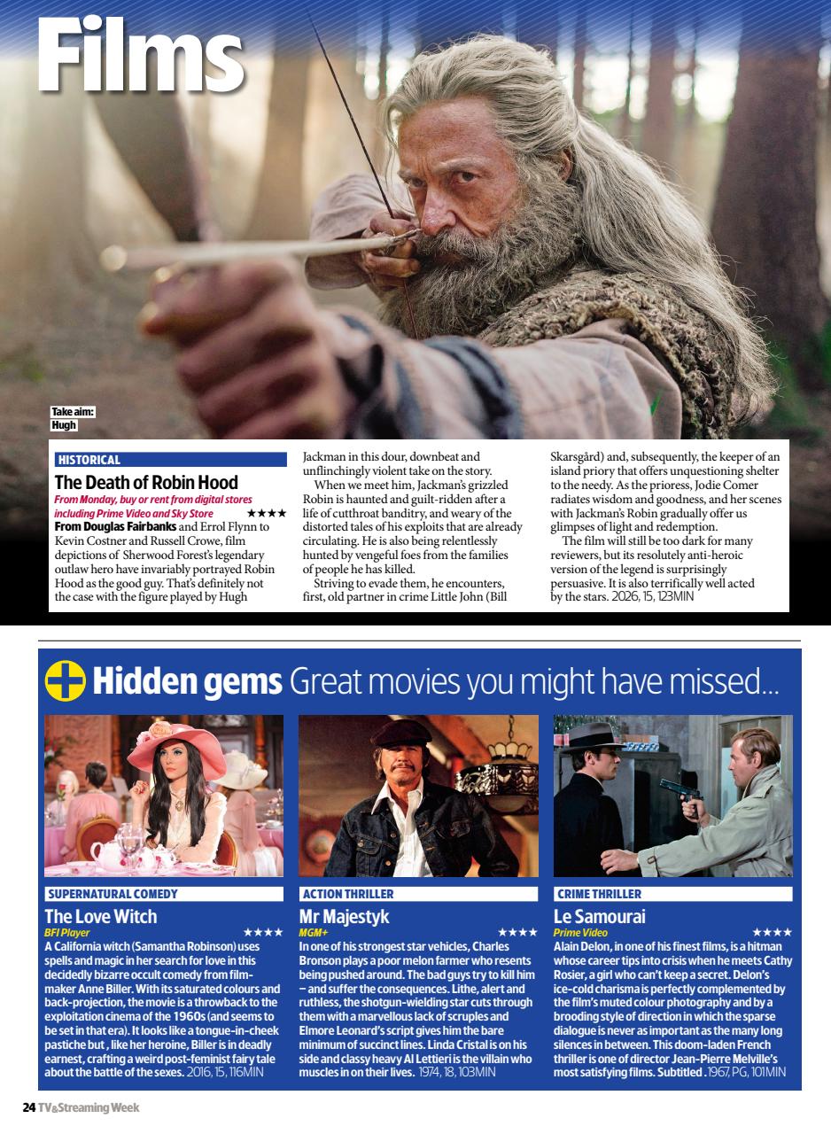 TV & Streaming Week Preview Pages