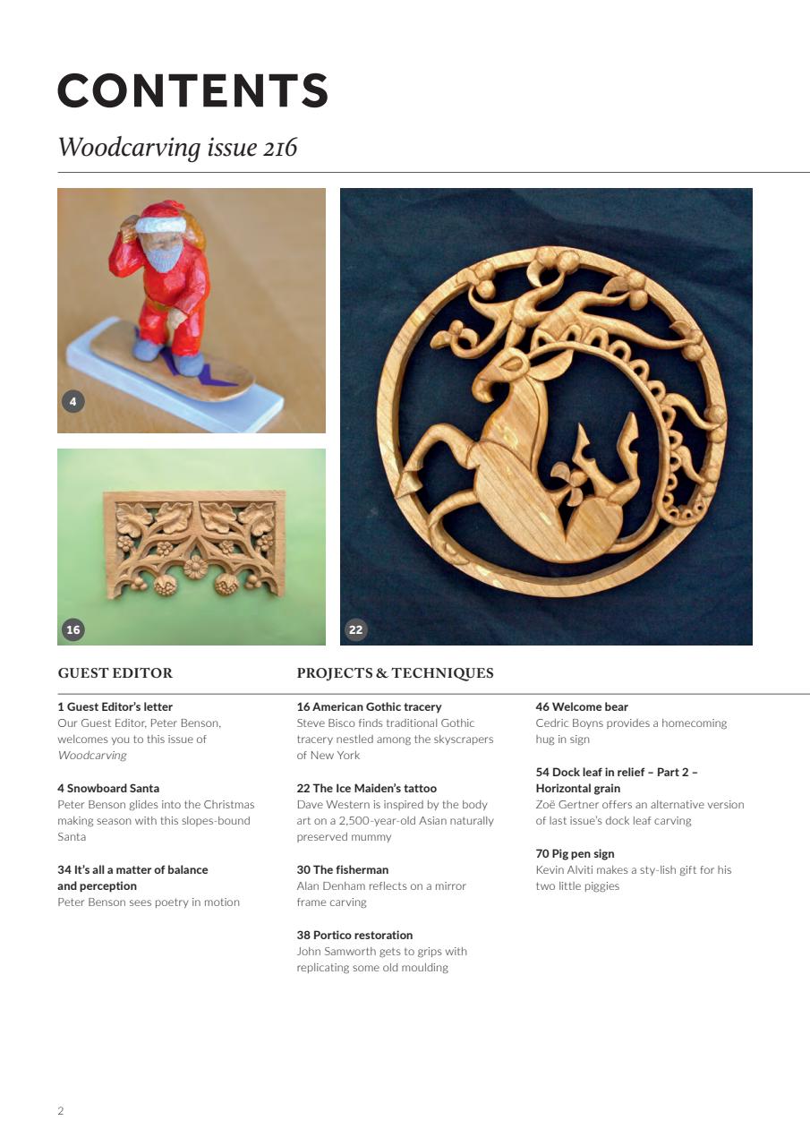 Woodcarving Preview Pages
