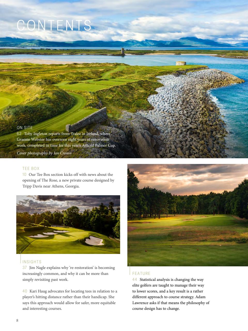 Golf Course Architecture Preview Pages