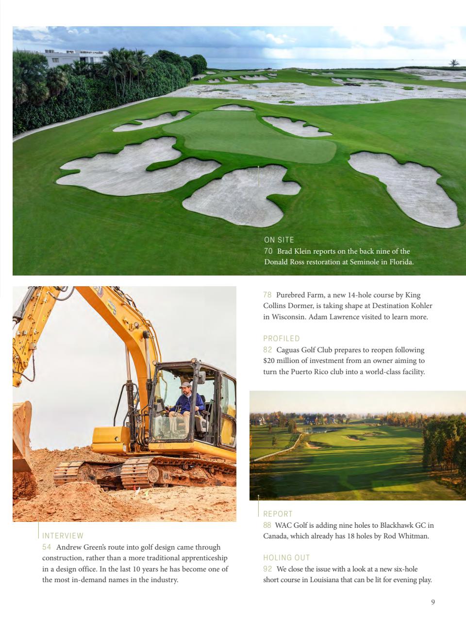 Golf Course Architecture Preview Pages