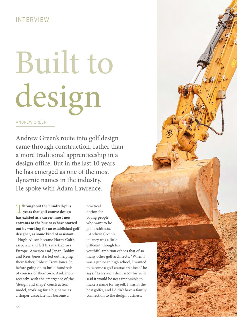Golf Course Architecture Preview Pages