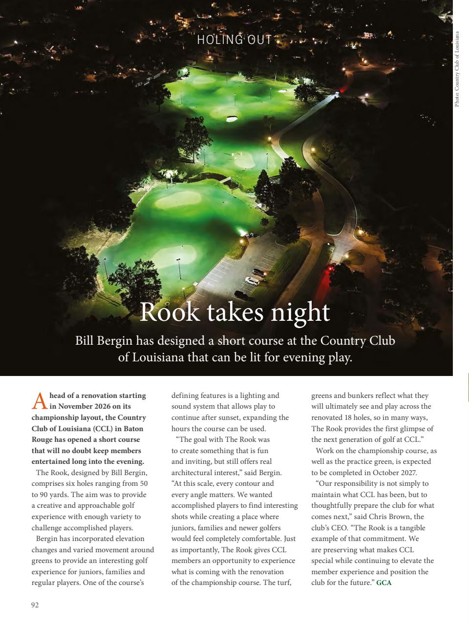 Golf Course Architecture Preview Pages