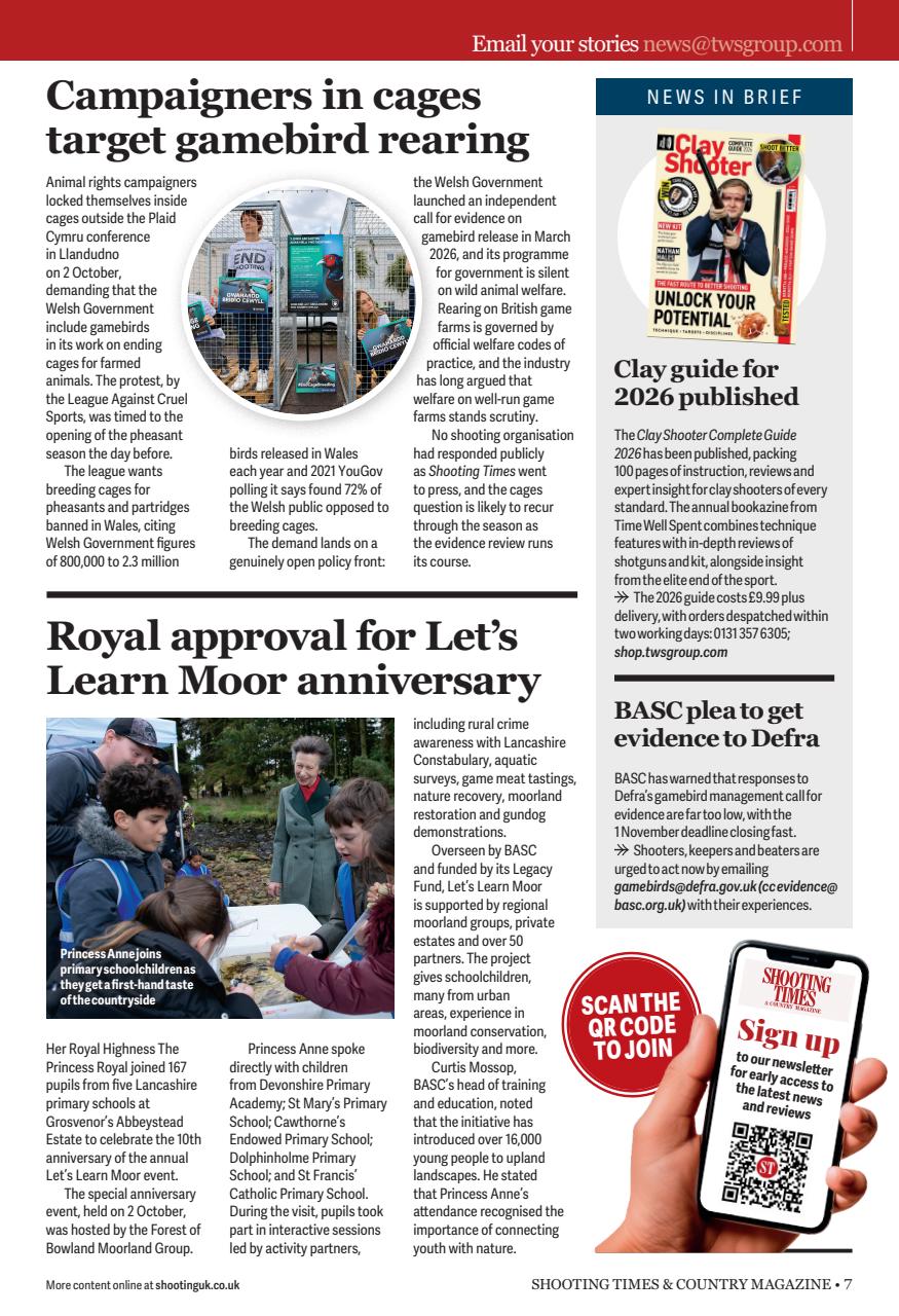 Shooting Times & Country Preview Pages