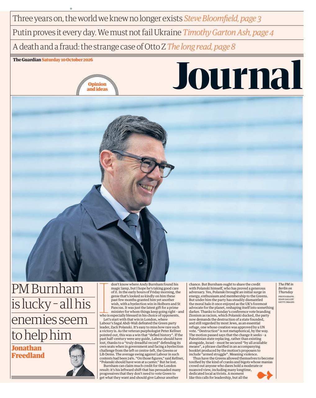 The Guardian Newspaper Preview Pages