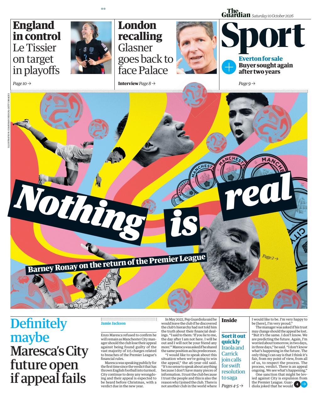 The Guardian Newspaper Preview Pages