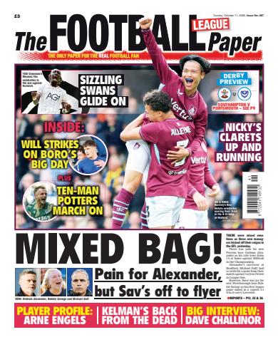 The Football League Paper issue 11th October 2026